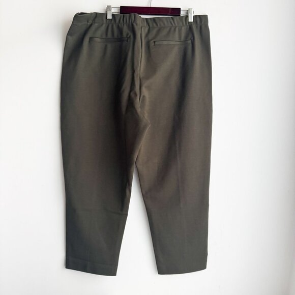 Everlane The Dream Pant Army Green Pull On Pants 3X - Picture 3 of 4